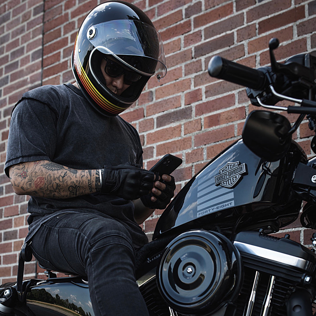 $20.60 Z1R Mens 243 Fingerless Half Leather Motorcycle #1030524