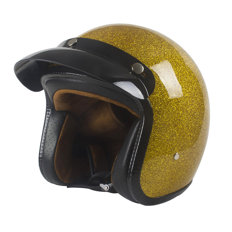 Harssidanzar Retro Motorcycle Helmet 3/4 Open Face Helmet Vintage Style for Men Women, DOT Approved CU601 Harssidanzar Retro Motorcycle Helmet 3/4 Open Face Helmet Vintage Style for Men Women, DOT Approved CU601