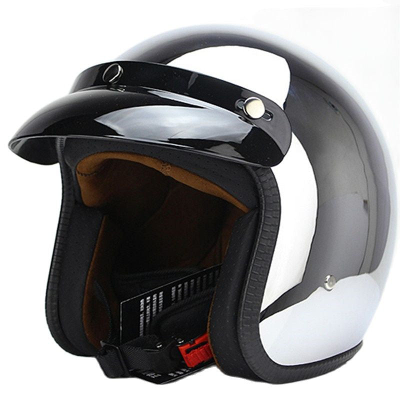 Harssidanzar Retro Motorcycle Helmet 3/4 Open Face Helmet Harssidanzar Retro Motorcycle Helmet 3/4 Open Face Helmet