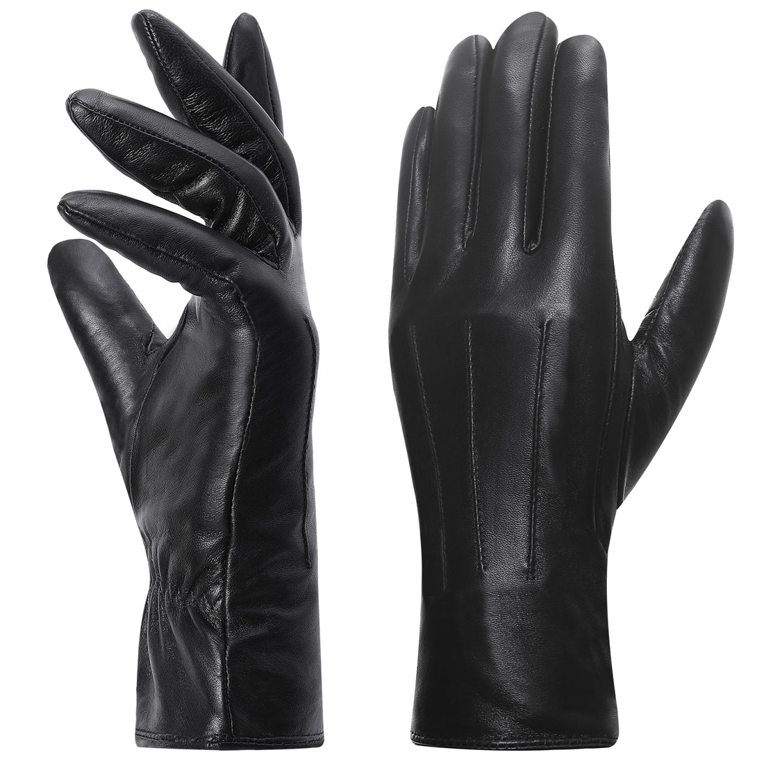 Saint Laurent leren handschoenen: Voor een verfijnde winterstijl Saint Laurent leren handschoenen: Voor een verfijnde winterstijl