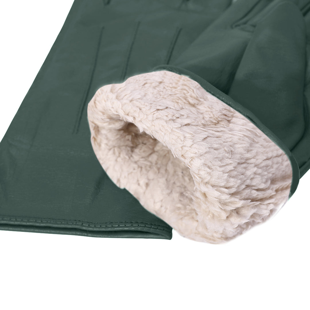 Gants En Cuir Femme Harssidanzar - Doublure Polaire Chaude, écran Tactile, 9 Couleurs, Finition Vintage